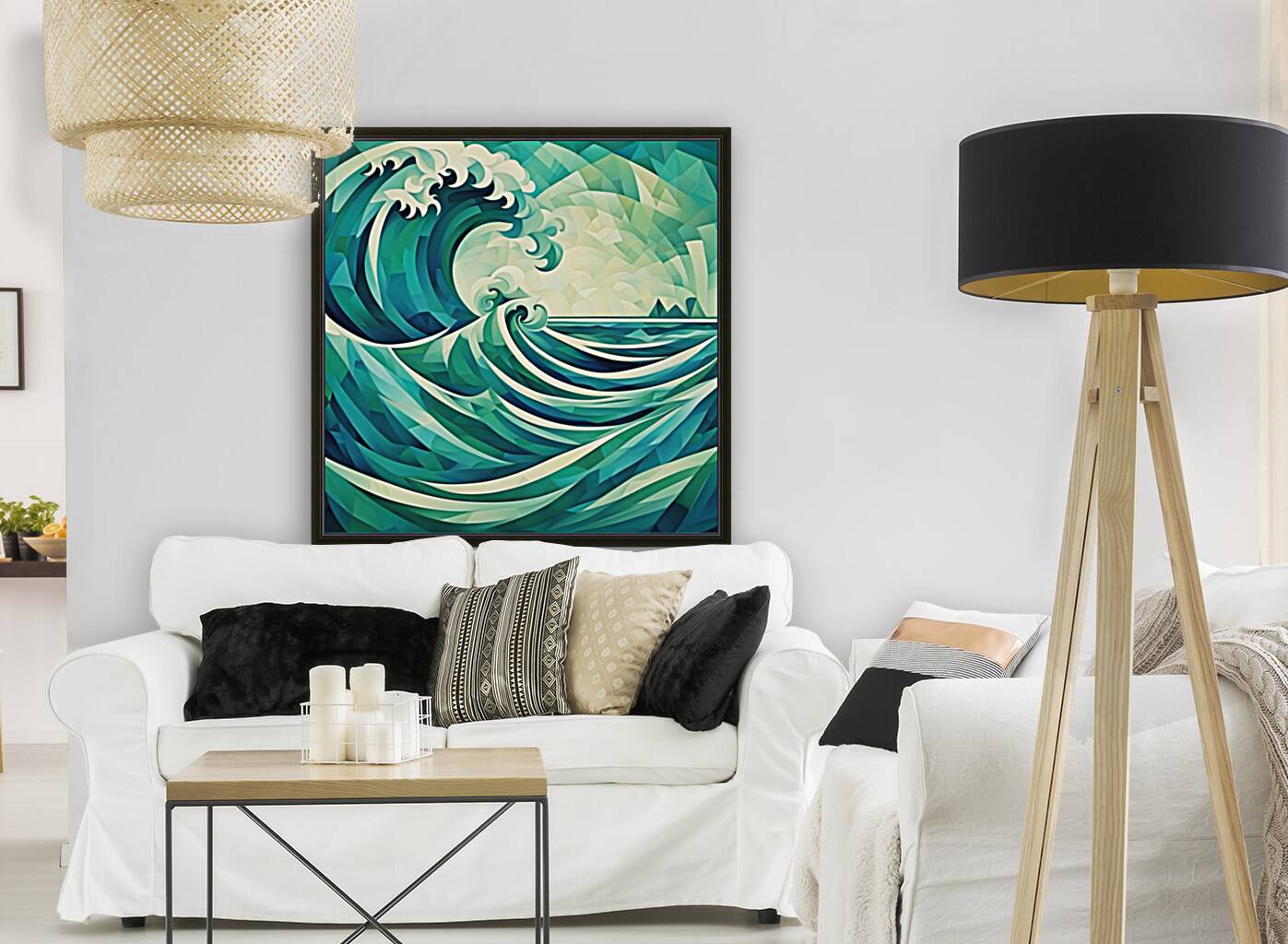 Green Waves Ai  Reproduction
