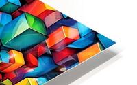 Box Abstract Ai  HD Metal print