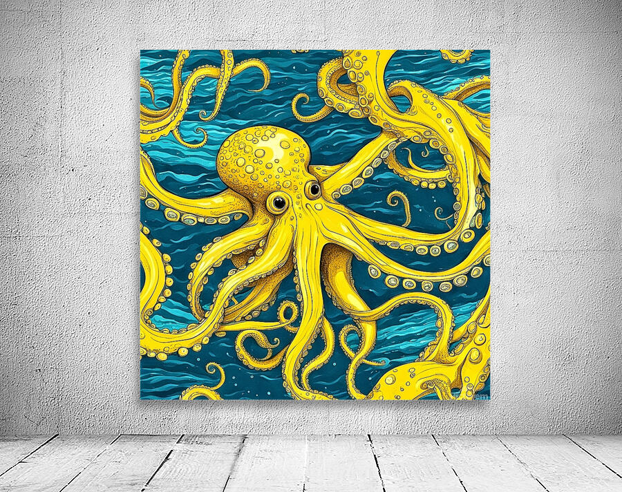 Gold Octopus Ai  Wall Preview