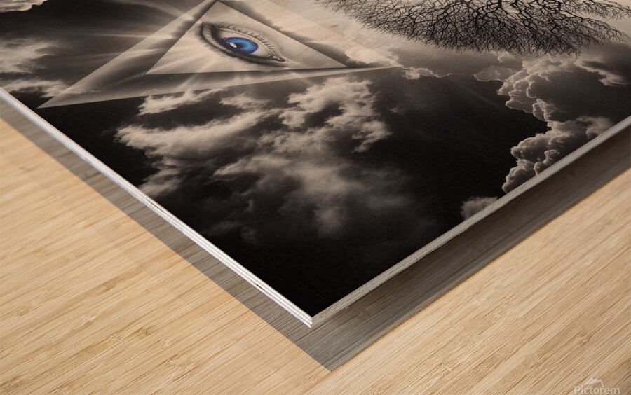 Eye of Providence Wood print