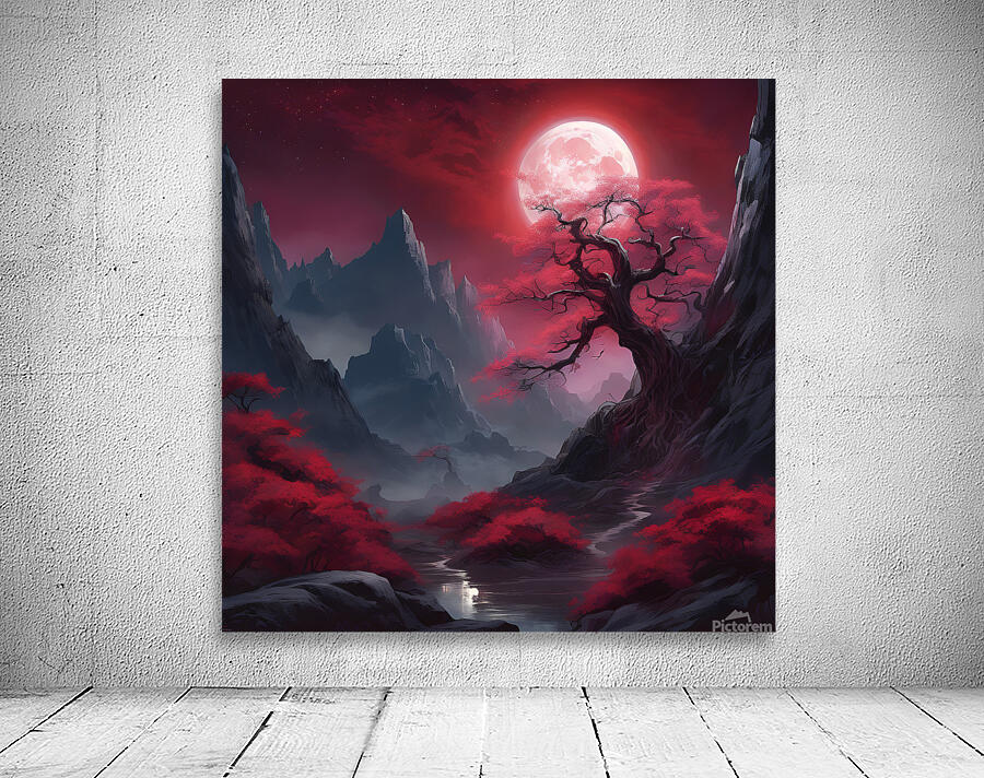 the ethereal beauty of a mystical landscape und Wall Preview