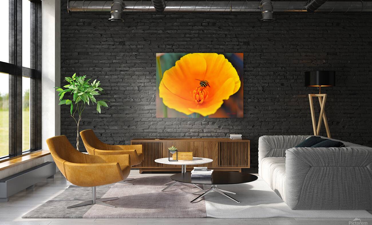 Flower with wasp Reproduction