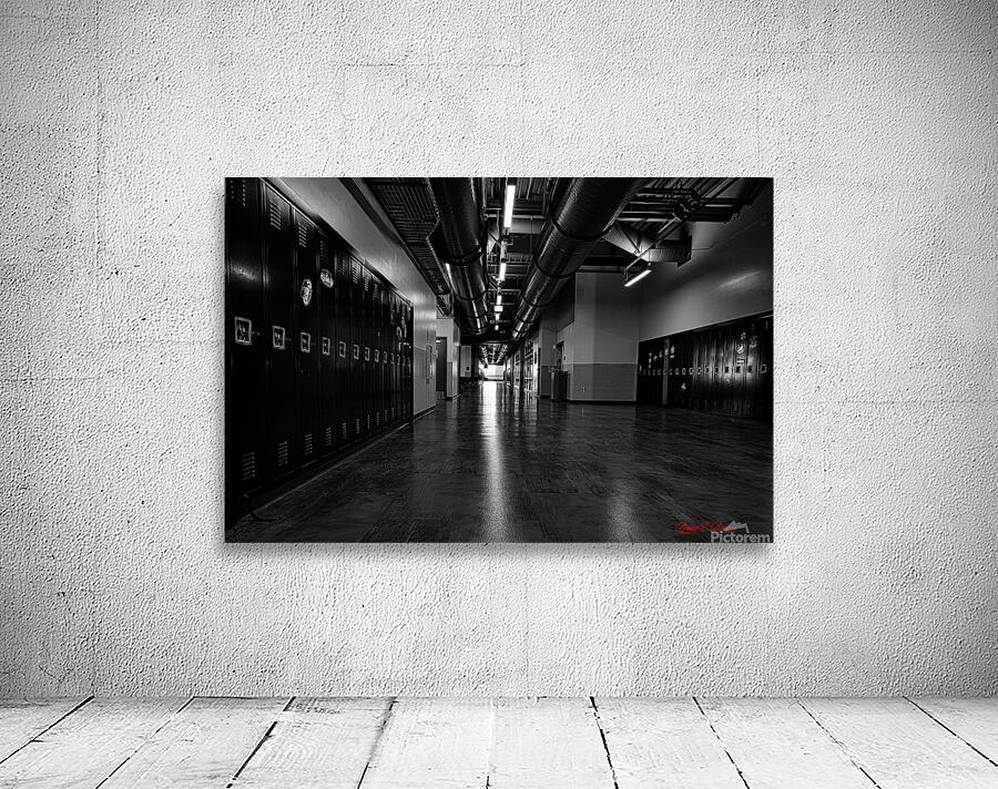 Empty Hallway Wall Preview