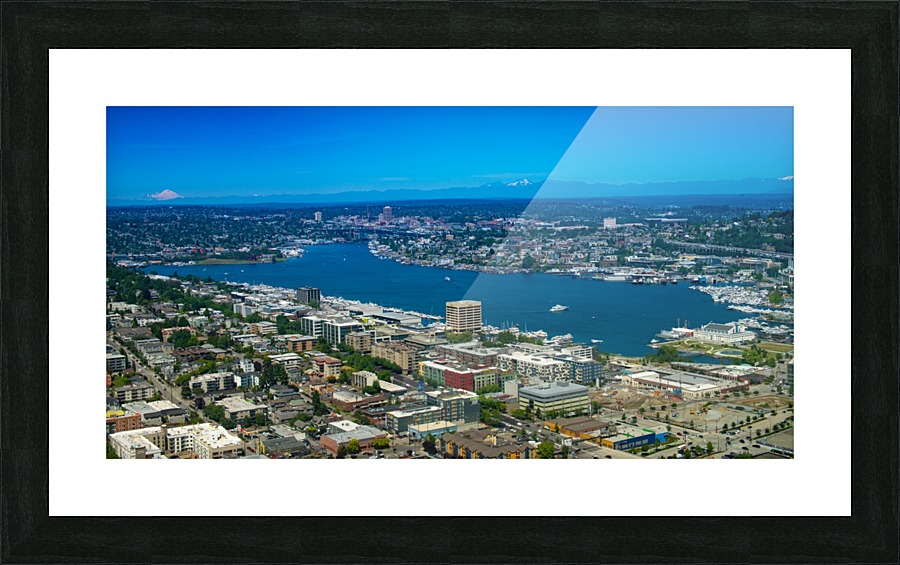 Lake Union Seattle Washington Picture Frame print
