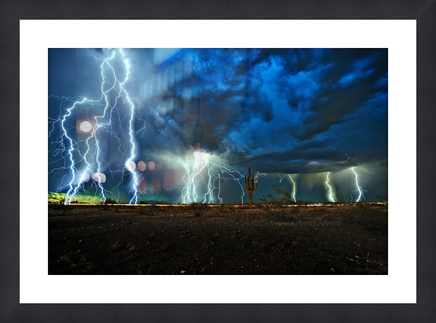 OhNo  - Winner of 2023 World Meteorological Organization Calendar Contest - April Feature Picture Frame print