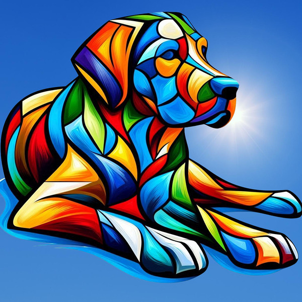 Blue Lab Digital Download