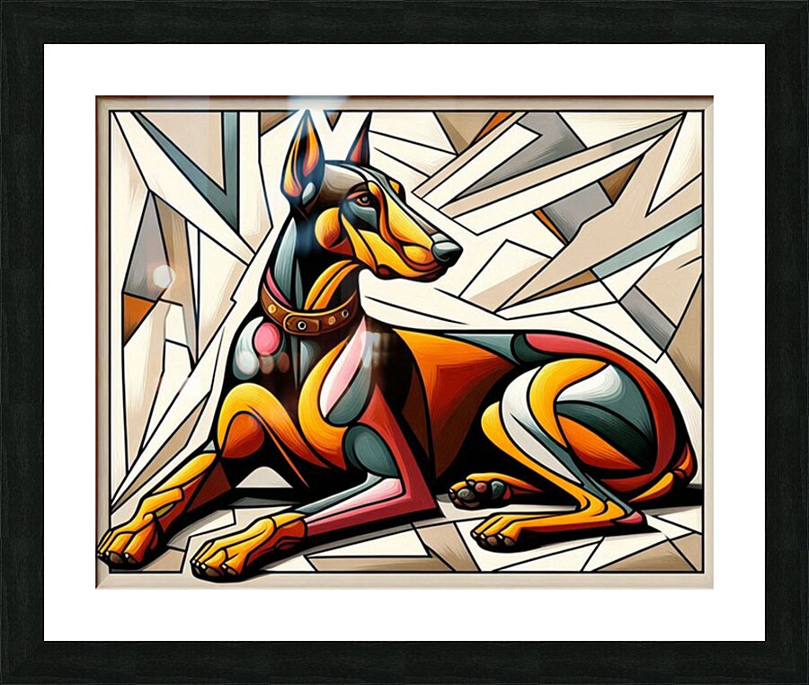 Doberman Pinscher Picture Frame print