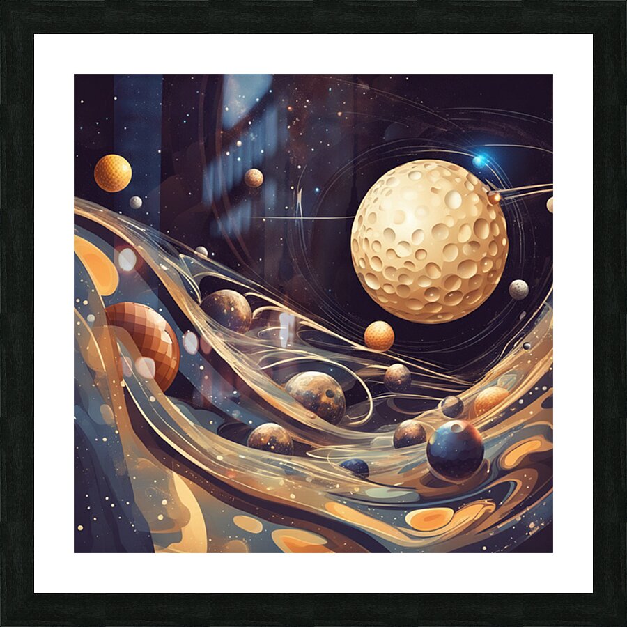 Golf Balls Galore Picture Frame print