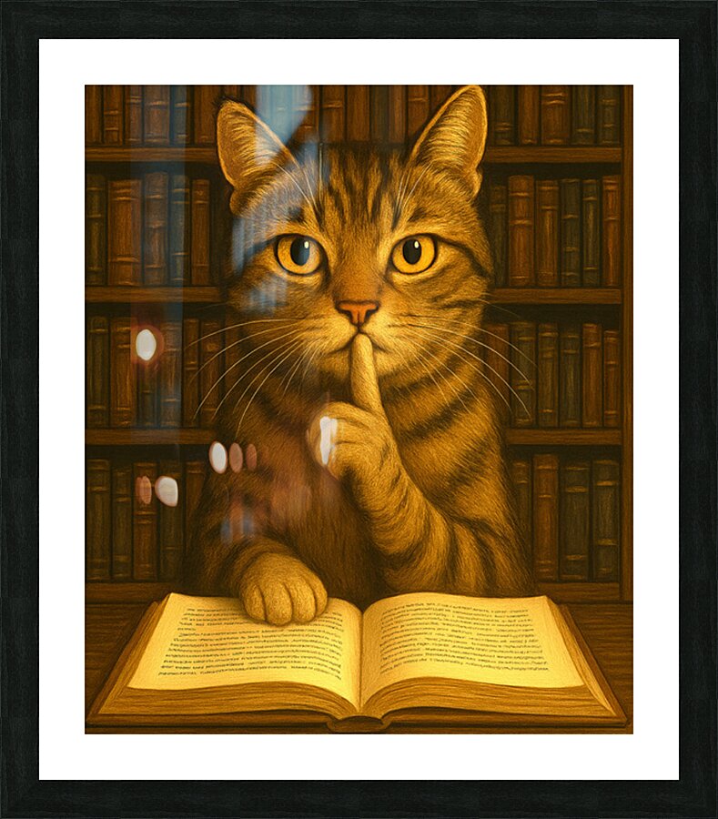 Paws the Noise Picture Frame print
