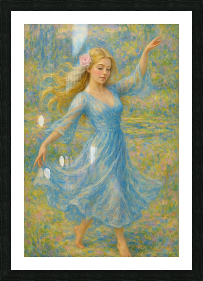 MEADOWLAND NYMPH Picture Frame print