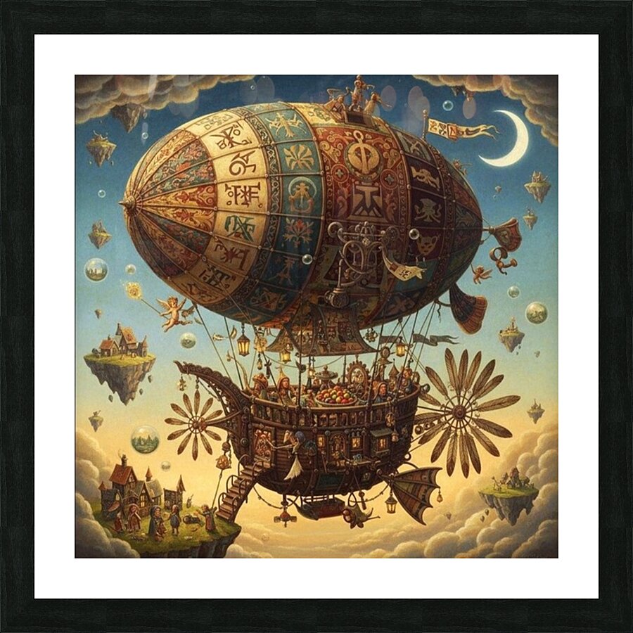 All Aboard Picture Frame print