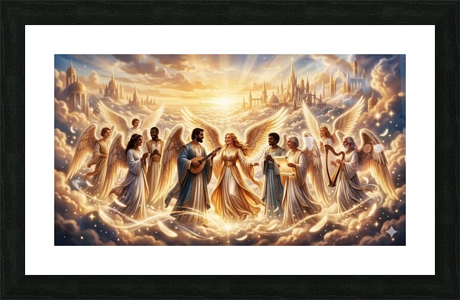 Heavens Harmony Picture Frame print