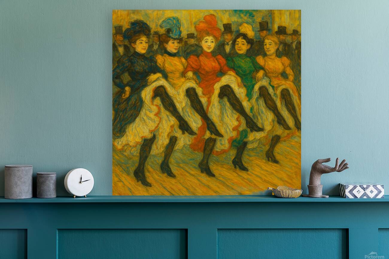 Can Can Dancers Reproduction