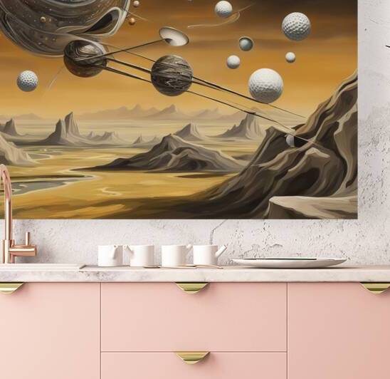 Lost Trajectories: Galactic Golf Odyssey by Rod Miller