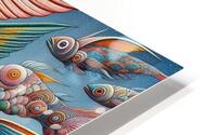 Migrating Flying Fish HD Metal print