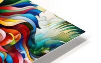 Abstract Lion HD Metal print