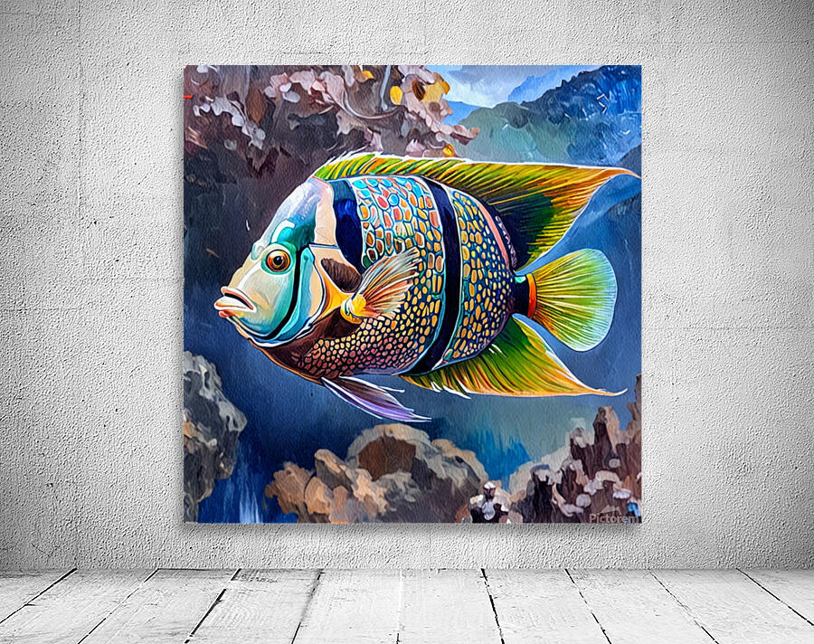 Angel Fish Wall Preview