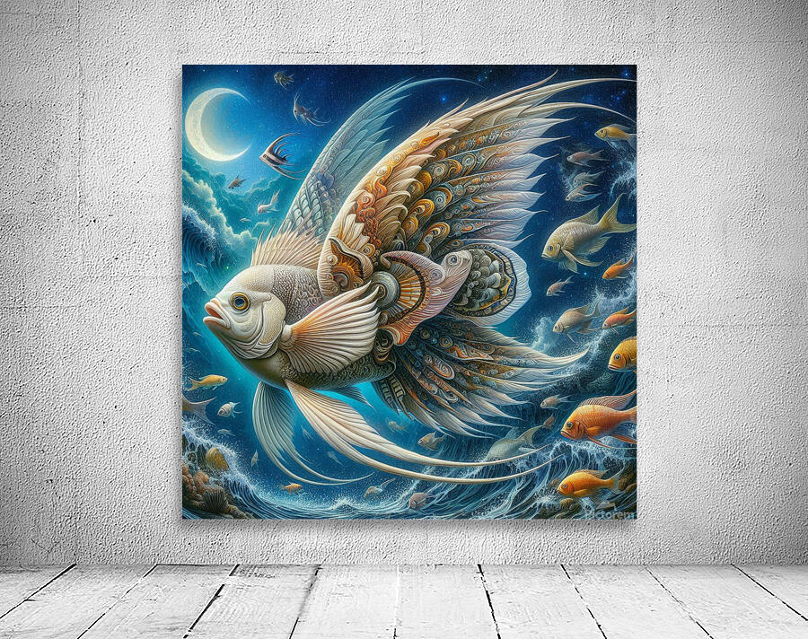 Fish Angel Wall Preview