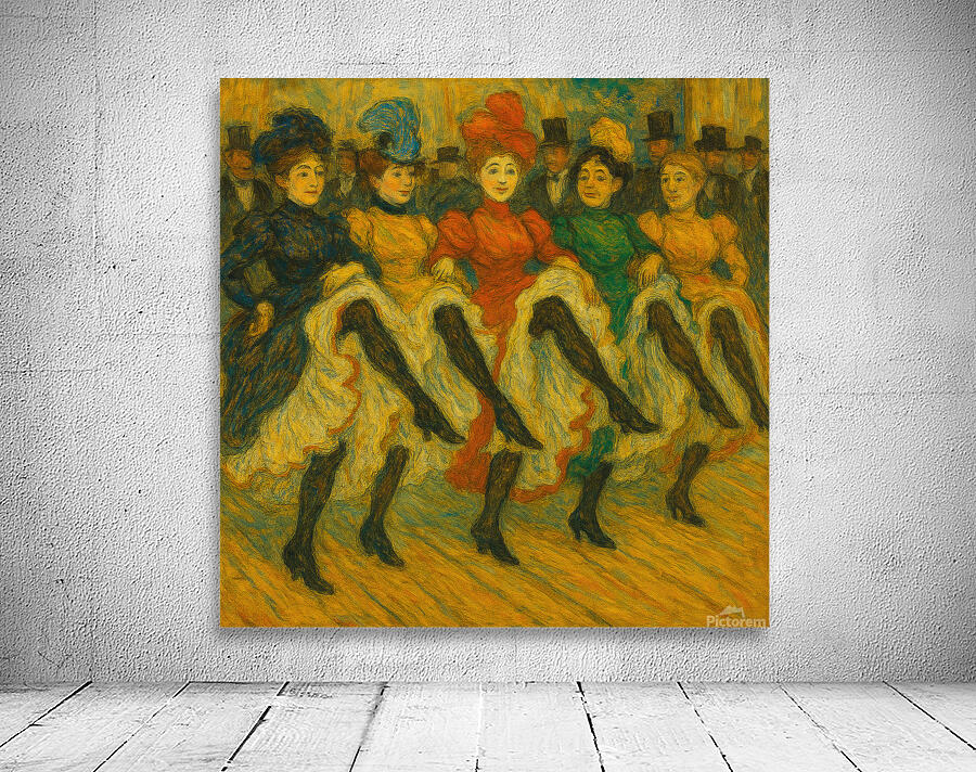 Can Can Dancers Wall Preview