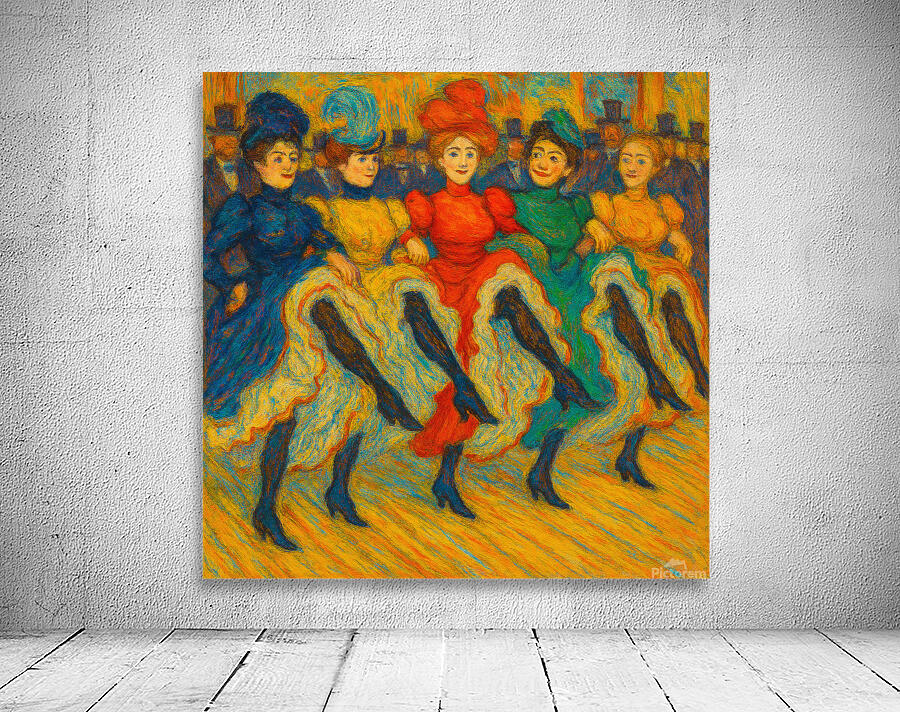 Can Can Dancers Wall Preview