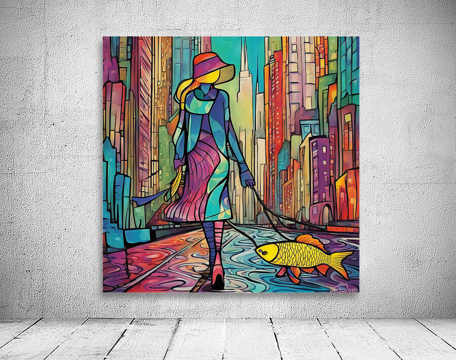 New York Fishwalker Wall Preview