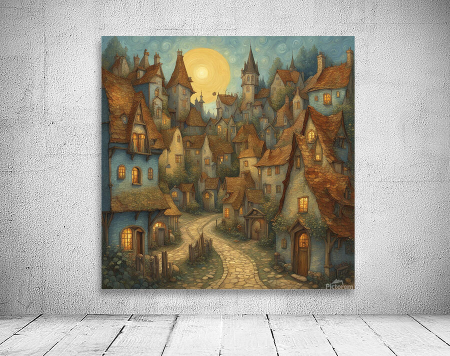 Pleasant Town Wall Preview