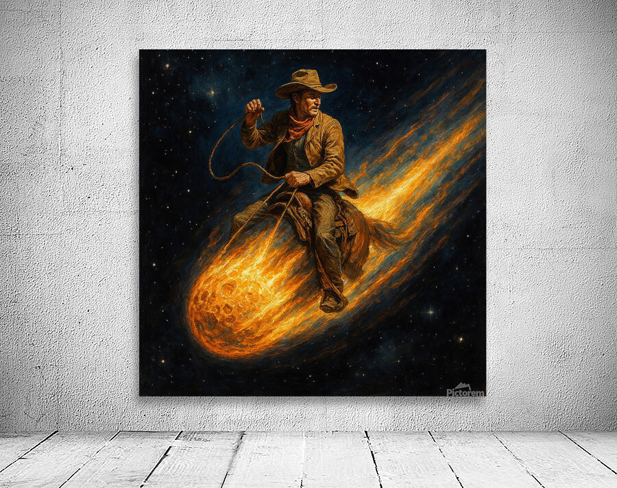 SPACE COWBOY Wall Preview