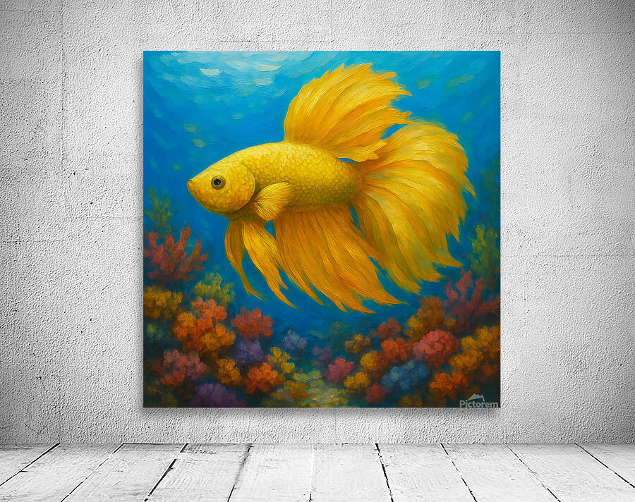Gold Dragon Betta Wall Preview