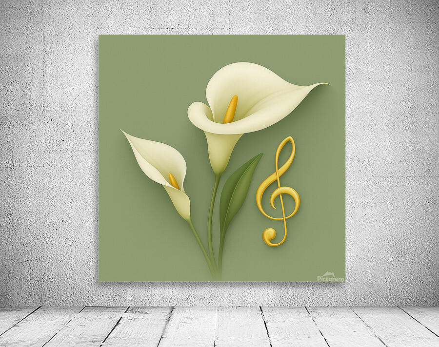 MELODY IN BLOOM Wall Preview