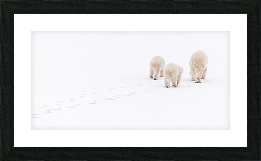 Snowwalkers Picture Frame Printing