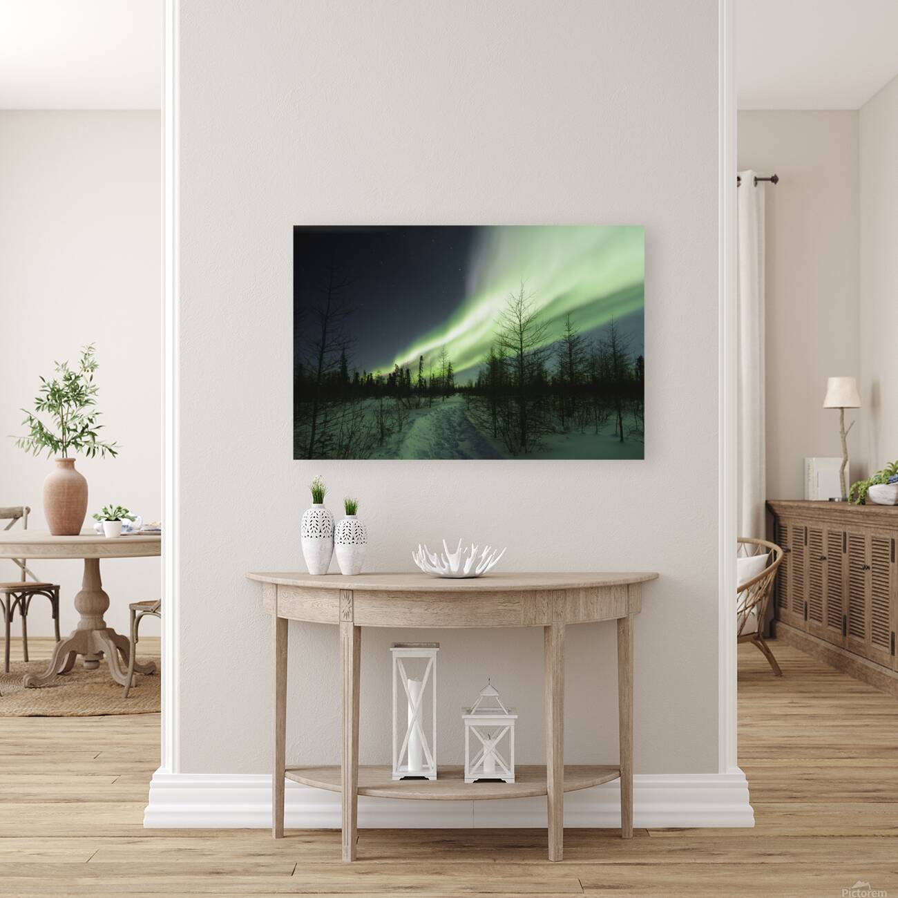 Illuminated by the Northern Lights Reproduction