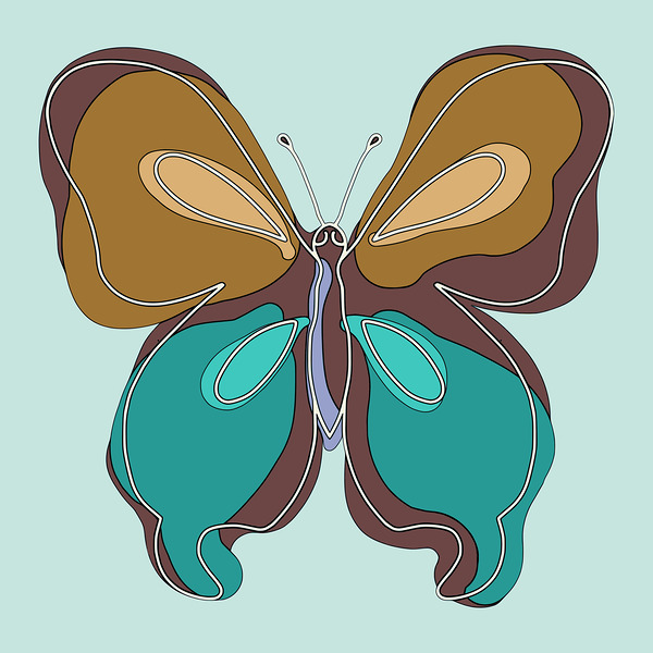 POP ART BUTTERFLY Digital Download