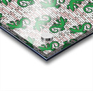 SEAMLESS PATTERN WITH LIZARD Acrylic print
