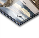 BALCONY ON THE LAKE Acrylic print