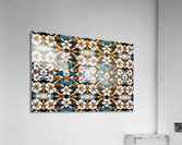 CUBIST STYLE SEAMLESS PATTERN Acrylic Print