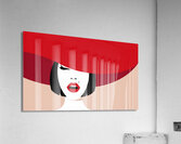 THE RED HAT Acrylic Print