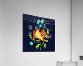 BIRD AMONG FLOWERS Acrylic Print