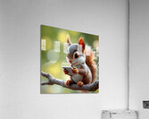 SQUIRREL WITH SMARTPHONE 2 Acrylic Print