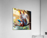 SQUIRREL WITH SMARTPHONE 3 Acrylic Print