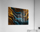 COLORFUL SOLID WAVES Acrylic Print