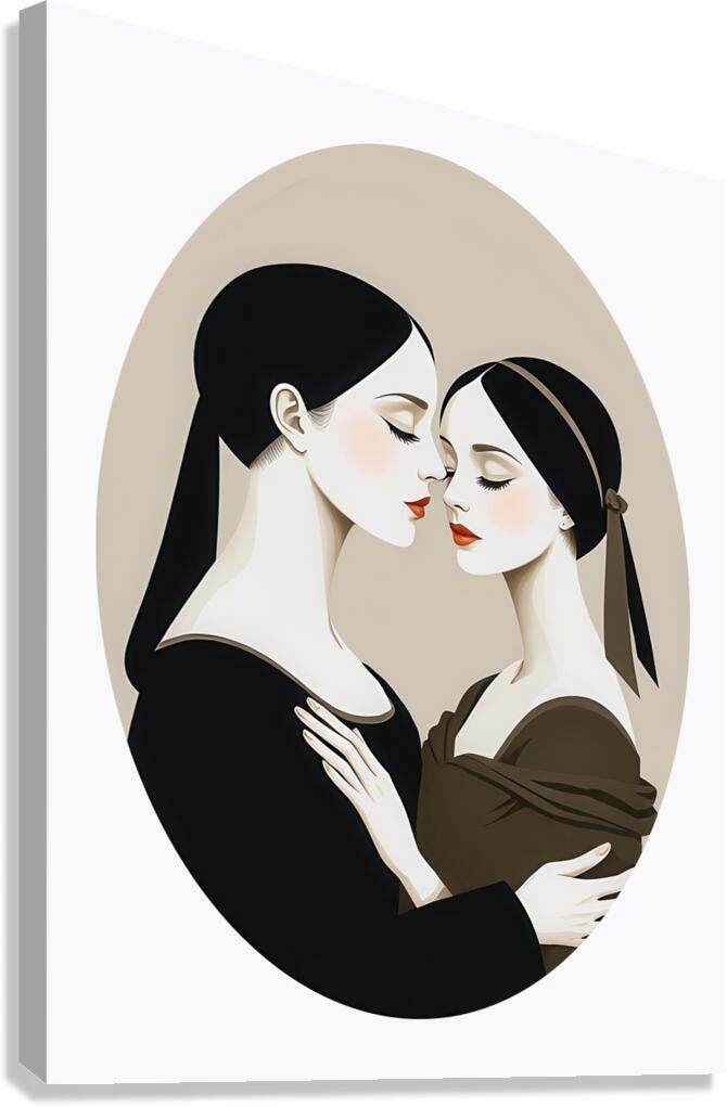 INTIMATE FRIENDSHIP Canvas Print