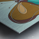 POP ART BUTTERFLY Metal print