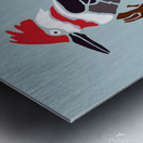 RED-HEADED WOODPECKER Metal print