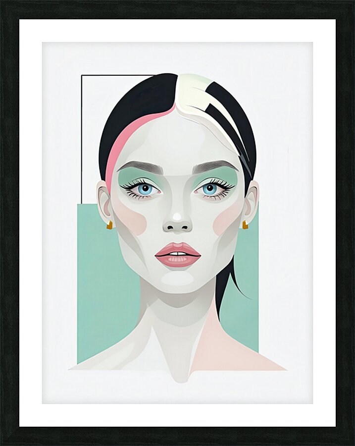 THE CHARM OF MAKE UP Picture Frame print