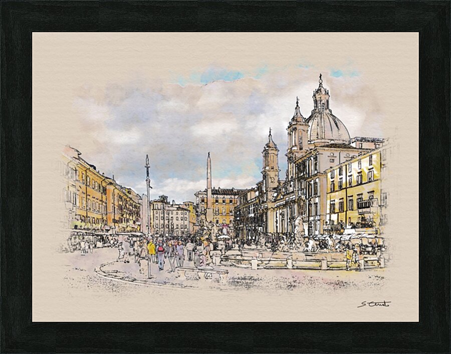 ROME Picture Frame print