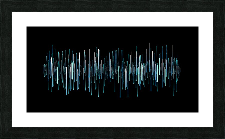RHYTHM IN SPACE Picture Frame print