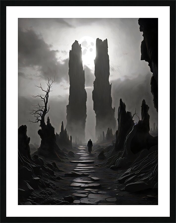 PATH TO THE UNKNOWN Picture Frame print