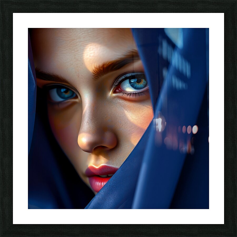 THE LOOK Picture Frame print
