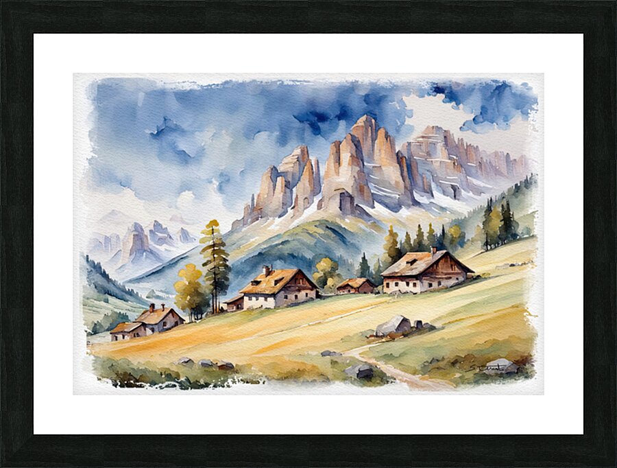 DOLOMITE LANDSCAPE Picture Frame print