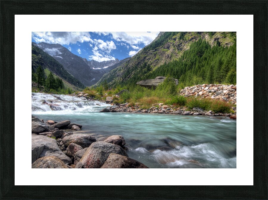 MOUNTAIN CREEK Picture Frame print
